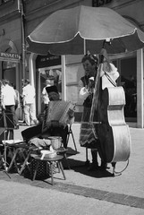 Pouliční hudobníci - dôchodcovia