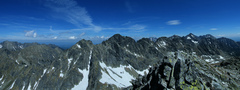 High Tatras from Koprovsky Stit 