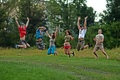 Happy jump