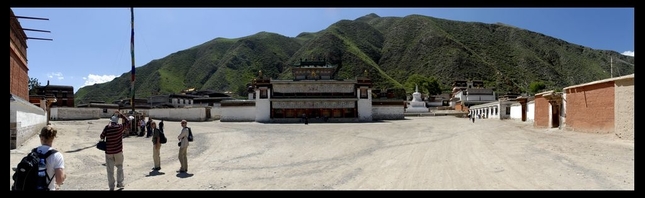 Klastor Labrang - Panorama