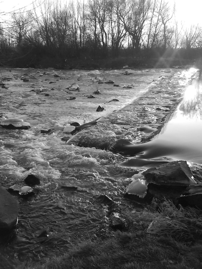 Rieka Hornád zima 2009