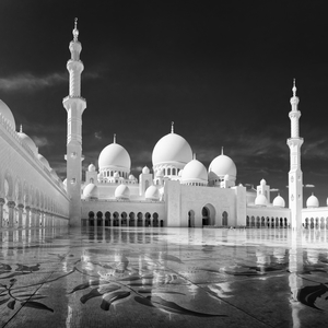 Sheikh Zayed Mosque, BW