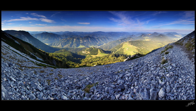 Blick vom Schneeberg