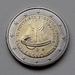 Makro pamätnej euro mince