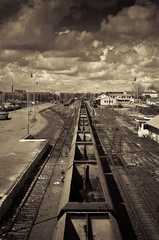 Prázdnota kam až oko dovidí.