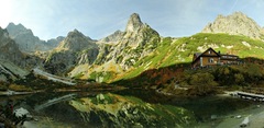 Panoráma zo Zeleného plesa