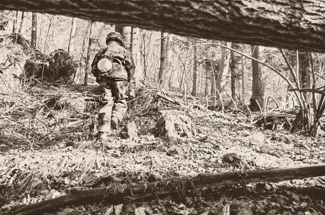 Sám vojak v poli (v lese) :)