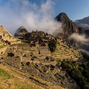 Ráno na Machu Picchu
