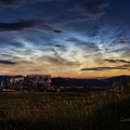 NLC over the Beckov Castle