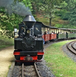 Vláčik v Bad Muskau