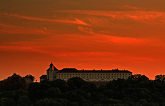 Špilberk pri západe Slnka