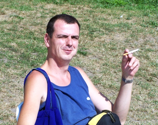 Kouřící mladý muž Martin