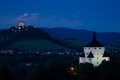 Štiavnica ponárajúc sa do tmy