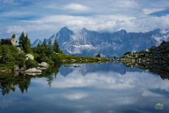 Ráno pri Spiegelsee