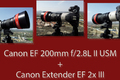 Prvé dni s Canon Extender EF 2X III