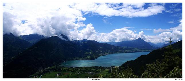 Panorama Thunersee Switzerland