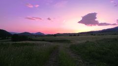 Letný večer na Horehroní