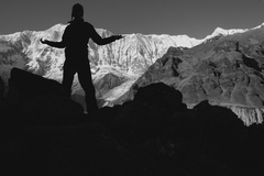 ANNAPURNA BEHIND MY BACK