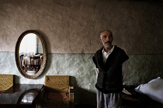 Dědo z dědiny v Armenii