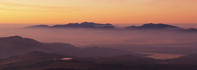 Pohľad z hrebena Caheru XV