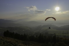 Jesenný paraglide