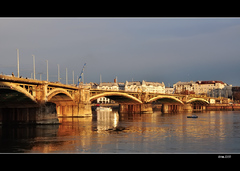 Margit híd počas rekonštrukcie