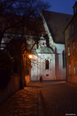 Nočná ulička v Starom meste