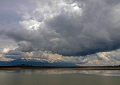 dark clouds