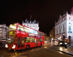 Piccadilly Circus by Night