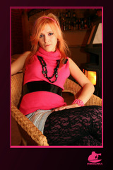 Girl in chair