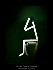 Lack of comprehension