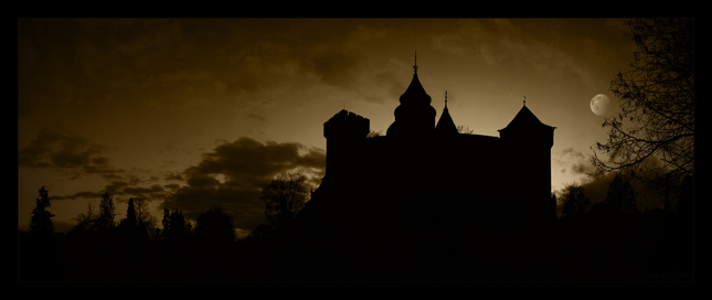 Bojnice castle (Under a violet m