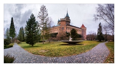 Bojnice castle Panorama 3