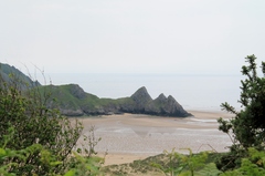 The three cliffs bay