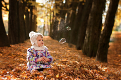 Tamarka, jeseň a bublinky :-)