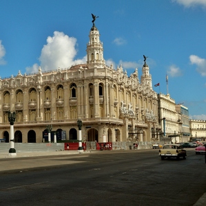 Budova opery v Havane