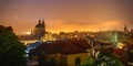Ranné hmly z Pražského hradu