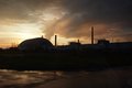 Západ slnka nad Černobyľom