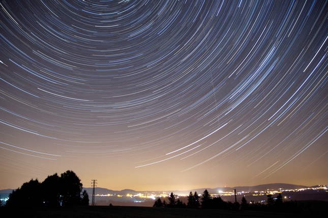 pokus o startrails