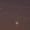 Mars, Venus, Moon &  Earthshine