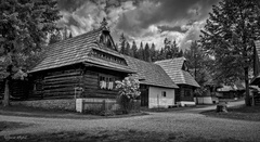drevená dedina