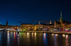 Štokholm v noci