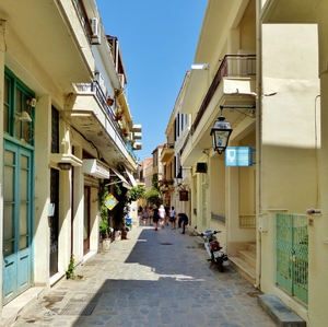 typical greek street