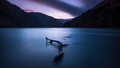 Blue hour at Glendalough Lake