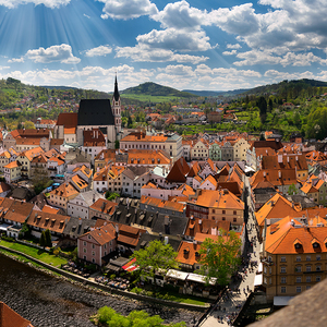 Panorama Cesky Krumlov