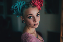 pinks and blues