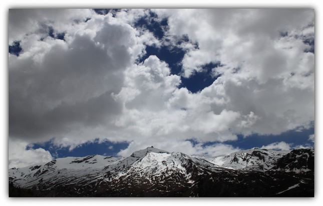 Oblačno v Alpách