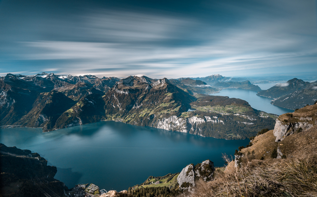 Švajčiarske fjordy :D