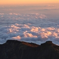 Pohled na kalderu z vrcholu Pico del Teide