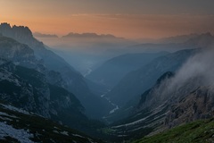 Dolomity - skoro ráno